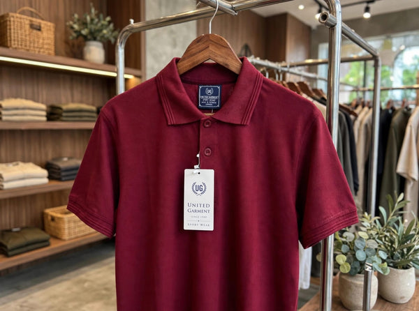 Mens polo plain shirt