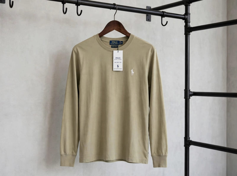 Round neck full sleeve shirts mens 2